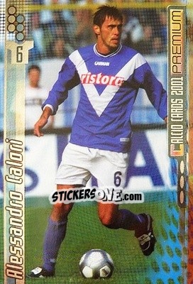 Sticker Alessandro Calori - Calcio Cards 2000-2001 Premium n. 36 - Panini