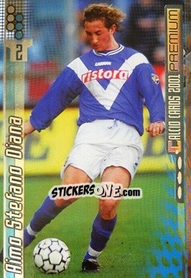 Sticker Aimo Stefano Diana - Calcio Cards 2000-2001 Premium n. 37 - Panini