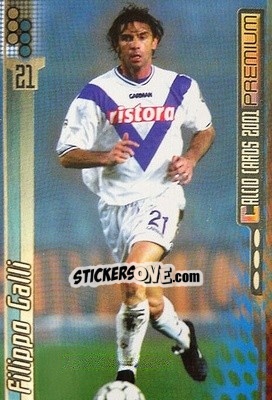 Sticker Fillippo Galli - Calcio Cards 2000-2001 Premium - Panini