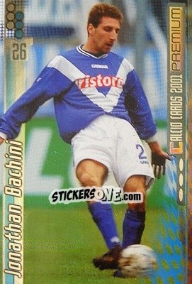 Sticker Jonathan Bachini - Calcio Cards 2000-2001 Premium n. 39 - Panini