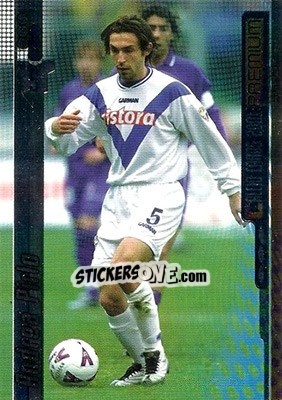 Sticker Andrea Pirlo - Calcio Cards 2000-2001 Premium n. 42 - Panini