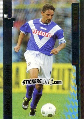 Sticker Roberto Baggio - Calcio Cards 2000-2001 Premium n. 43 - Panini
