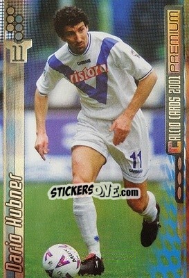 Sticker Dario Hubner - Calcio Cards 2000-2001 Premium - Panini