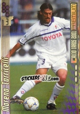 Sticker Moreno Torricelli - Calcio Cards 2000-2001 Premium n. 48 - Panini