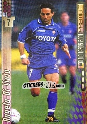 Sticker Angelo Di Livio - Calcio Cards 2000-2001 Premium n. 52 - Panini