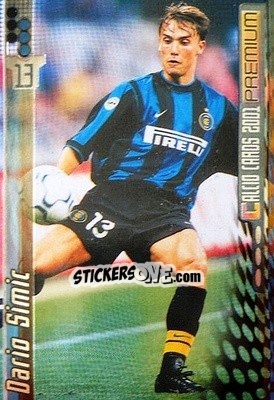 Sticker Dario Simic - Calcio Cards 2000-2001 Premium n. 59 - Panini