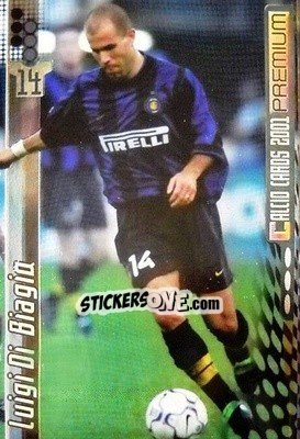 Sticker Luigi Di Biagio - Calcio Cards 2000-2001 Premium n. 62 - Panini