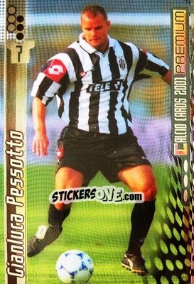 Sticker Gianluca Pessotto - Calcio Cards 2000-2001 Premium n. 71 - Panini