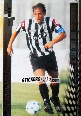 Sticker Antonio Conte - Calcio Cards 2000-2001 Premium n. 72 - Panini