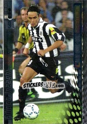 Sticker Filippo Inzaghi - Calcio Cards 2000-2001 Premium n. 77 - Panini