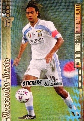 Sticker Alessandro Nesta - Calcio Cards 2000-2001 Premium n. 81 - Panini