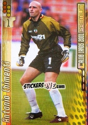 Sticker Antonio Chimenti - Calcio Cards 2000-2001 Premium n. 89 - Panini