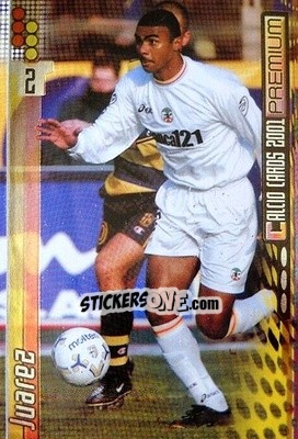 Sticker Juarez - Calcio Cards 2000-2001 Premium n. 91 - Panini