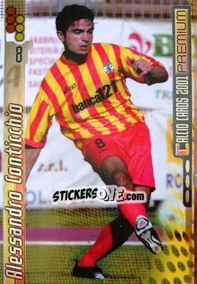 Figurina Alessandro Conticchio - Calcio Cards 2000-2001 Premium - Panini