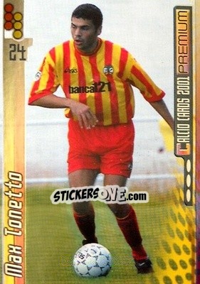 Sticker Max Tonetto - Calcio Cards 2000-2001 Premium n. 97 - Panini