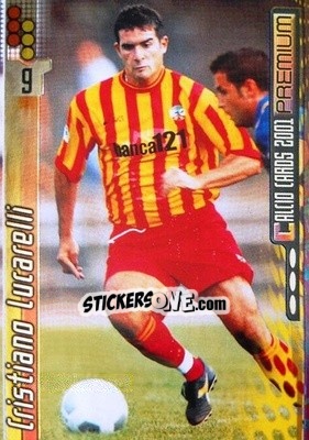 Sticker Cristiano Lucarelli - Calcio Cards 2000-2001 Premium n. 98 - Panini