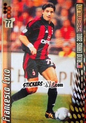 Sticker Francesco Coco - Calcio Cards 2000-2001 Premium n. 106 - Panini