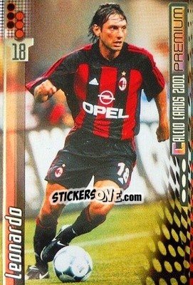Figurina Leonardo - Calcio Cards 2000-2001 Premium - Panini