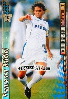 Sticker Francesco Baldini - Calcio Cards 2000-2001 Premium - Panini