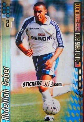 Sticker Abdelilah Saber - Calcio Cards 2000-2001 Premium - Panini