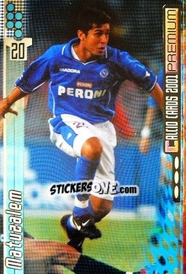 Sticker Matuzalem - Calcio Cards 2000-2001 Premium - Panini