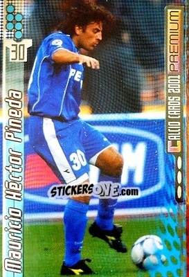 Sticker Mauricio Hector Pineda - Calcio Cards 2000-2001 Premium n. 119 - Panini