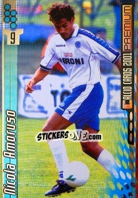 Sticker Nicola Amoruso - Calcio Cards 2000-2001 Premium n. 120 - Panini