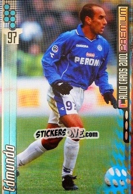 Figurina Edmundo - Calcio Cards 2000-2001 Premium - Panini