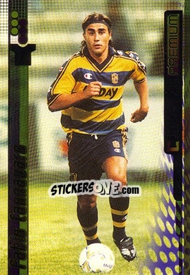 Sticker Fabio Cannavaro - Calcio Cards 2000-2001 Premium n. 124 - Panini