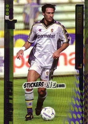 Sticker Diego Fuser - Calcio Cards 2000-2001 Premium n. 128 - Panini