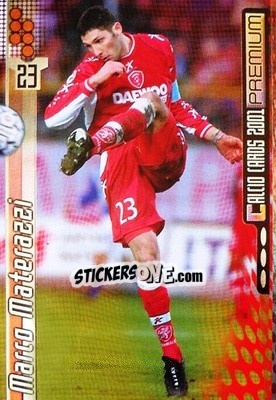 Sticker Marco Materazzi - Calcio Cards 2000-2001 Premium n. 135 - Panini