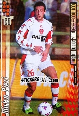 Sticker Mirko Pieri - Calcio Cards 2000-2001 Premium n. 136 - Panini