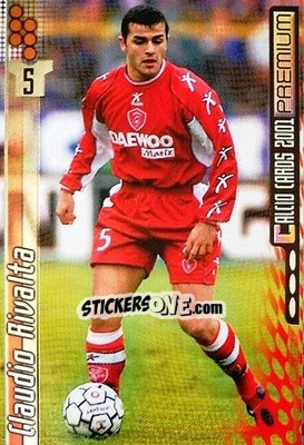 Sticker Claudio Rivalta - Calcio Cards 2000-2001 Premium n. 137 - Panini