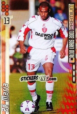 Sticker Ze Maria - Calcio Cards 2000-2001 Premium n. 138 - Panini