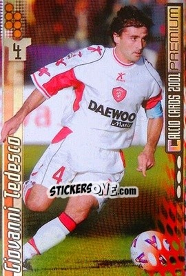 Sticker Giovanni Tedesco - Calcio Cards 2000-2001 Premium n. 141 - Panini