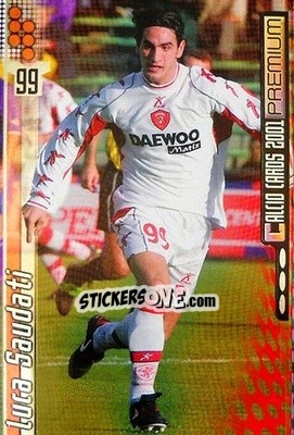 Sticker Luca Saudati - Calcio Cards 2000-2001 Premium - Panini