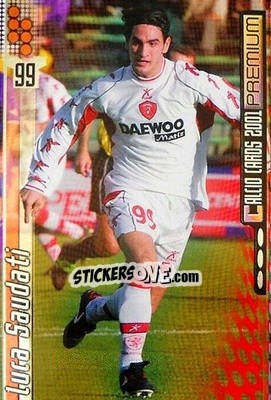 Sticker Luca Saudati - Calcio Cards 2000-2001 Premium n. 143 - Panini