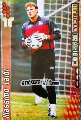 Sticker Massimo Taibi - Calcio Cards 2000-2001 Premium n. 144 - Panini