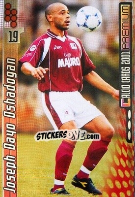 Sticker Joseph Dayo Oshadogan - Calcio Cards 2000-2001 Premium n. 146 - Panini