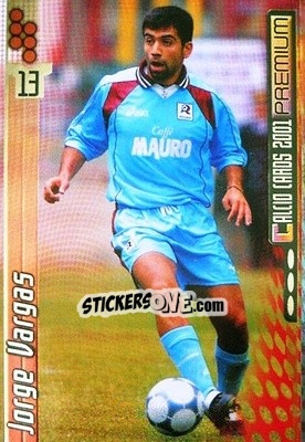 Sticker Jorge Vargas - Calcio Cards 2000-2001 Premium n. 148 - Panini