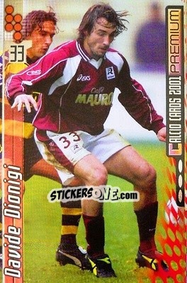 Sticker Davide Dionigi - Calcio Cards 2000-2001 Premium - Panini