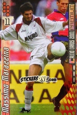Sticker Massimo Marazzina - Calcio Cards 2000-2001 Premium n. 154 - Panini