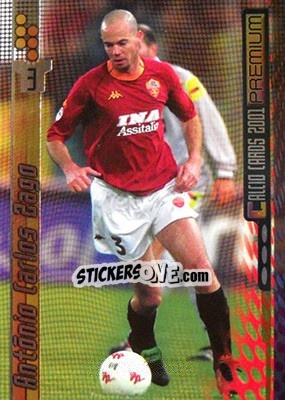 Sticker Antonio Carlos Zago - Calcio Cards 2000-2001 Premium n. 158 - Panini