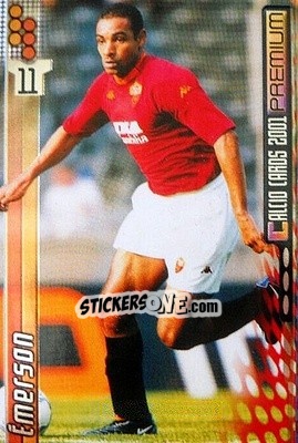 Sticker Emerson - Calcio Cards 2000-2001 Premium n. 161 - Panini