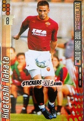 Sticker Hidetoshi Nakata - Calcio Cards 2000-2001 Premium n. 162 - Panini