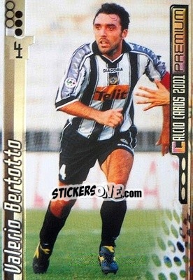Figurina Valerio Bertotto - Calcio Cards 2000-2001 Premium - Panini