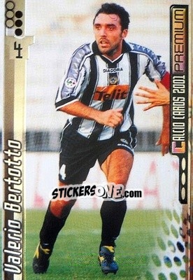 Sticker Valerio Bertotto - Calcio Cards 2000-2001 Premium n. 167 - Panini