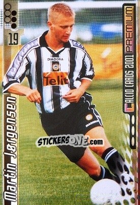 Sticker Martin Jorgensen - Calcio Cards 2000-2001 Premium n. 173 - Panini
