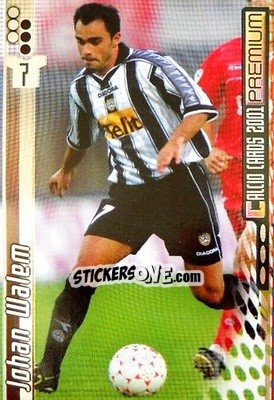 Sticker Johan Walem - Calcio Cards 2000-2001 Premium - Panini