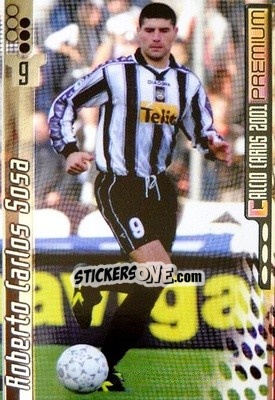 Sticker Roberto Carlos Sosa - Calcio Cards 2000-2001 Premium - Panini